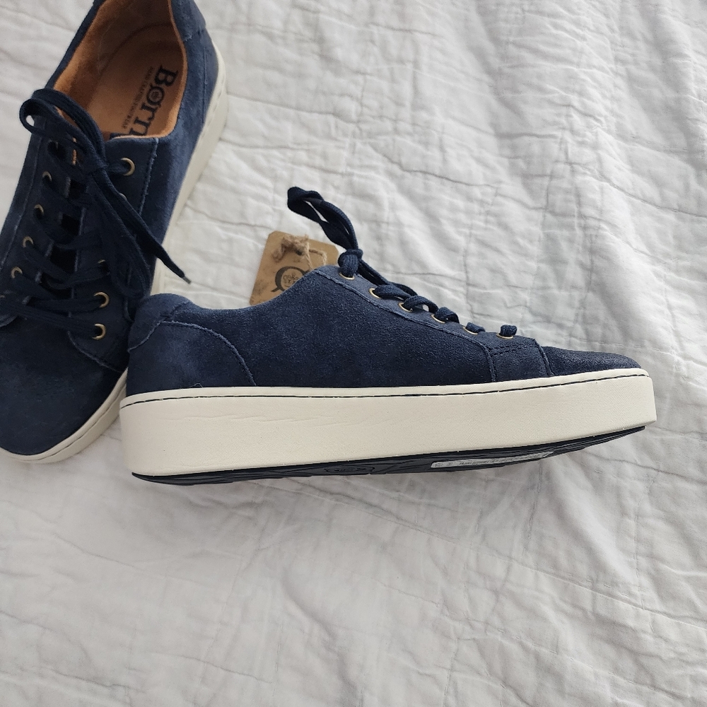 NEW BORN Women's Mira Sneakers in Dark Blue - Picture 5 of 9